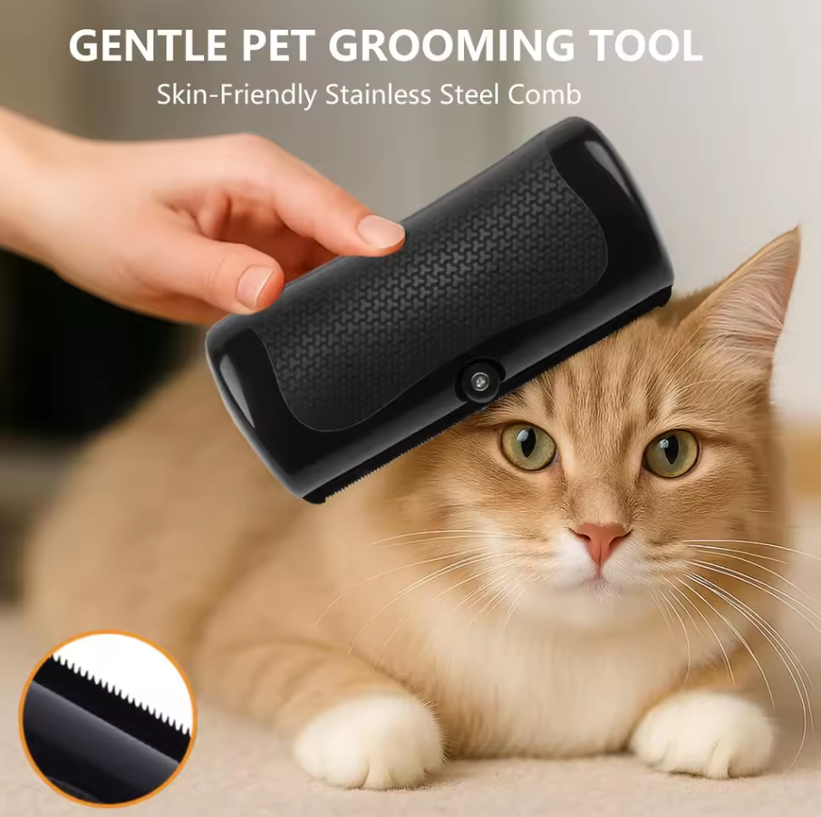 Ultimate Multi-Pet Deshedding & Grooming Tool – Professional Undercoat Brush for Dogs, Cats, & Small Animals