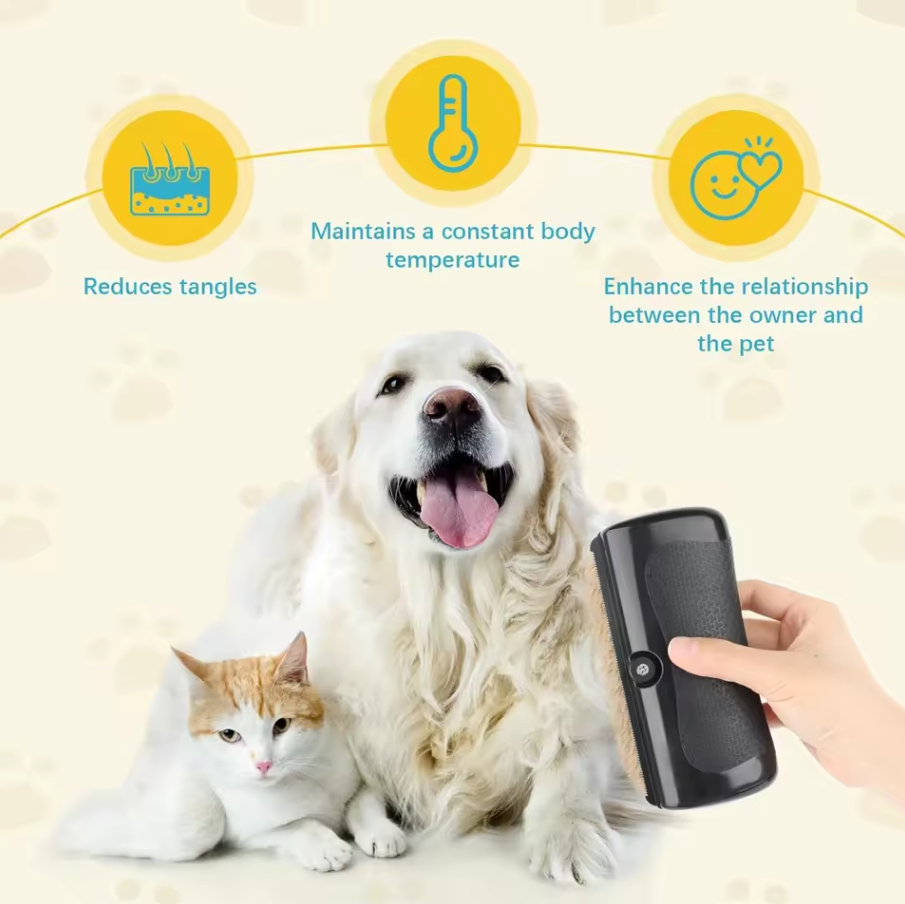 Ultimate Multi-Pet Deshedding & Grooming Tool – Professional Undercoat Brush for Dogs, Cats, & Small Animals